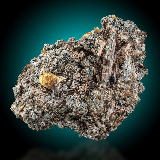 Shomiokite-(Y)-Shomiokitovoe Pegmatite | Umbozero Mine | Alluaiv Mountain | Lovozersky District | Murmansk Oblast | Ru$$ia